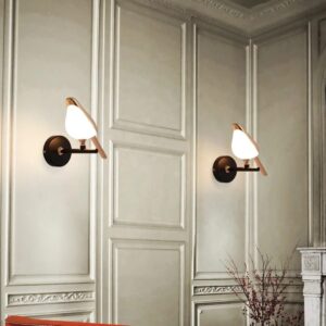 Bird wall lamp